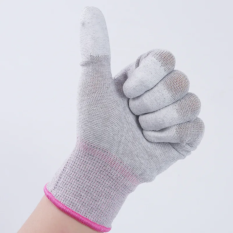 Carbon conductive yarn 20D 40D color black conductive polyester nylon yarn