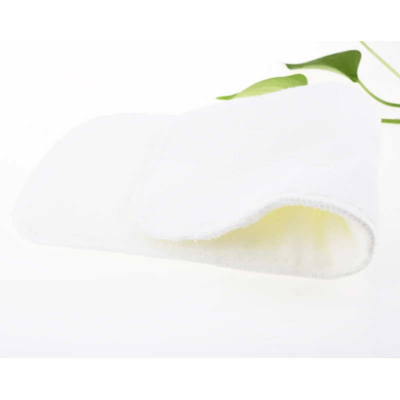 Многоразовые карман из конопляной ткани с бамбуковым древесным углем для тканевых подгузников 3-х слойные бамбуковые вкладыши