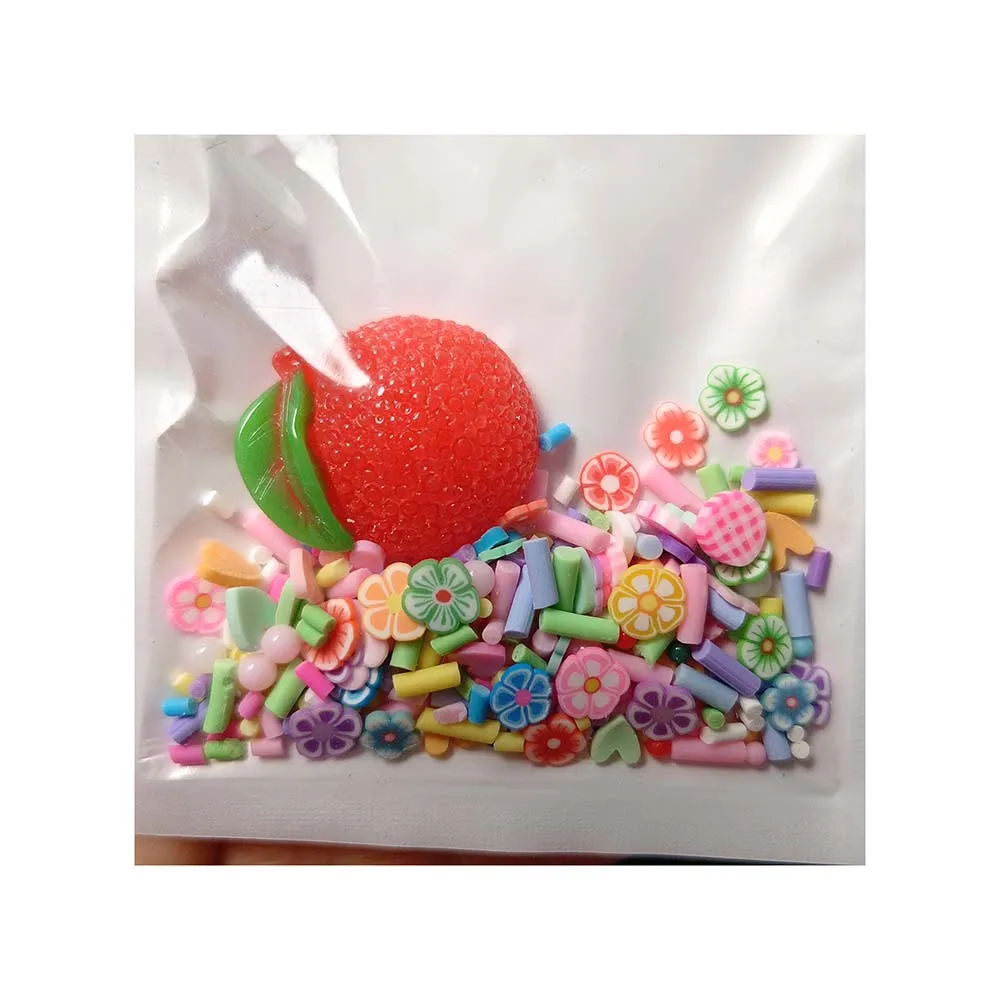Bulk Cheap Small Slime Package Waxberry Charms Mix Flower Clay   DIY Slime Nail Phonecase Craft Making