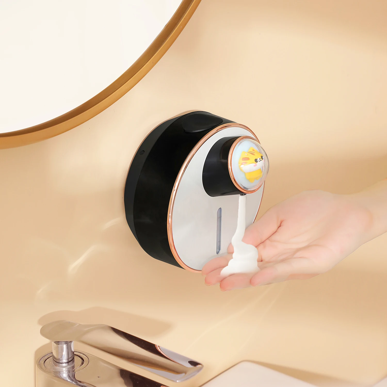 New Arrival 1200Mah Wall-Mounted Electric Detergent Pump Automatic Liquid Soap Dispenser For Kitchen Bathroom Household