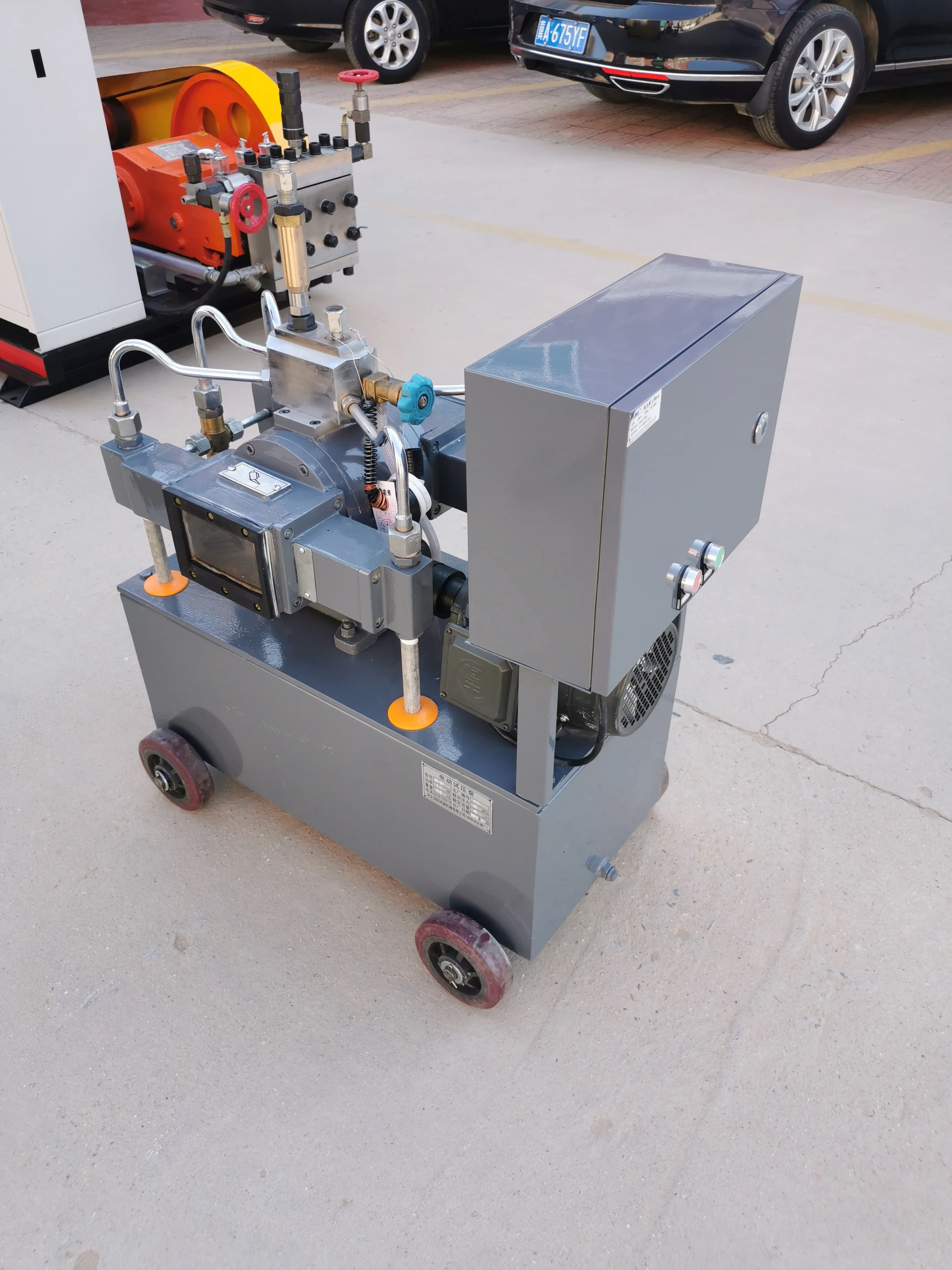 china factory sales, , high pressure triplex plunger pump,high pressure hydro pressure test machine