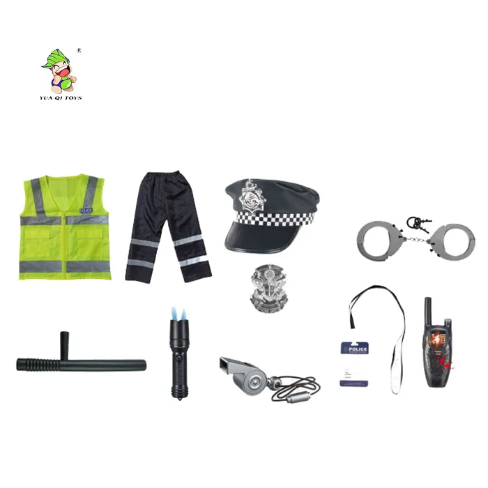 Kids Halloween Police clothing play toy Role-playing toy Boy pretend play toy