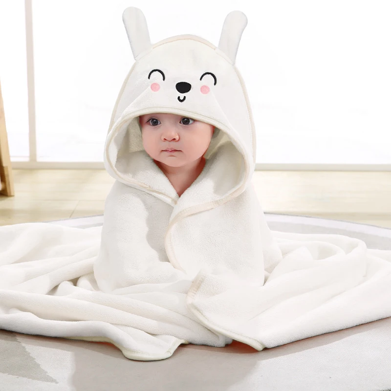 Детский мягкий пляжный комбинезон для плавания носимое полотенце душа с капюшоном одеяла пончо детское банное
