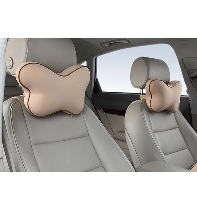 Washable Cover butterfly shaped  Memory Foam Car Seat Neck Pillow Ergonomic Design Neck Pillow cushion