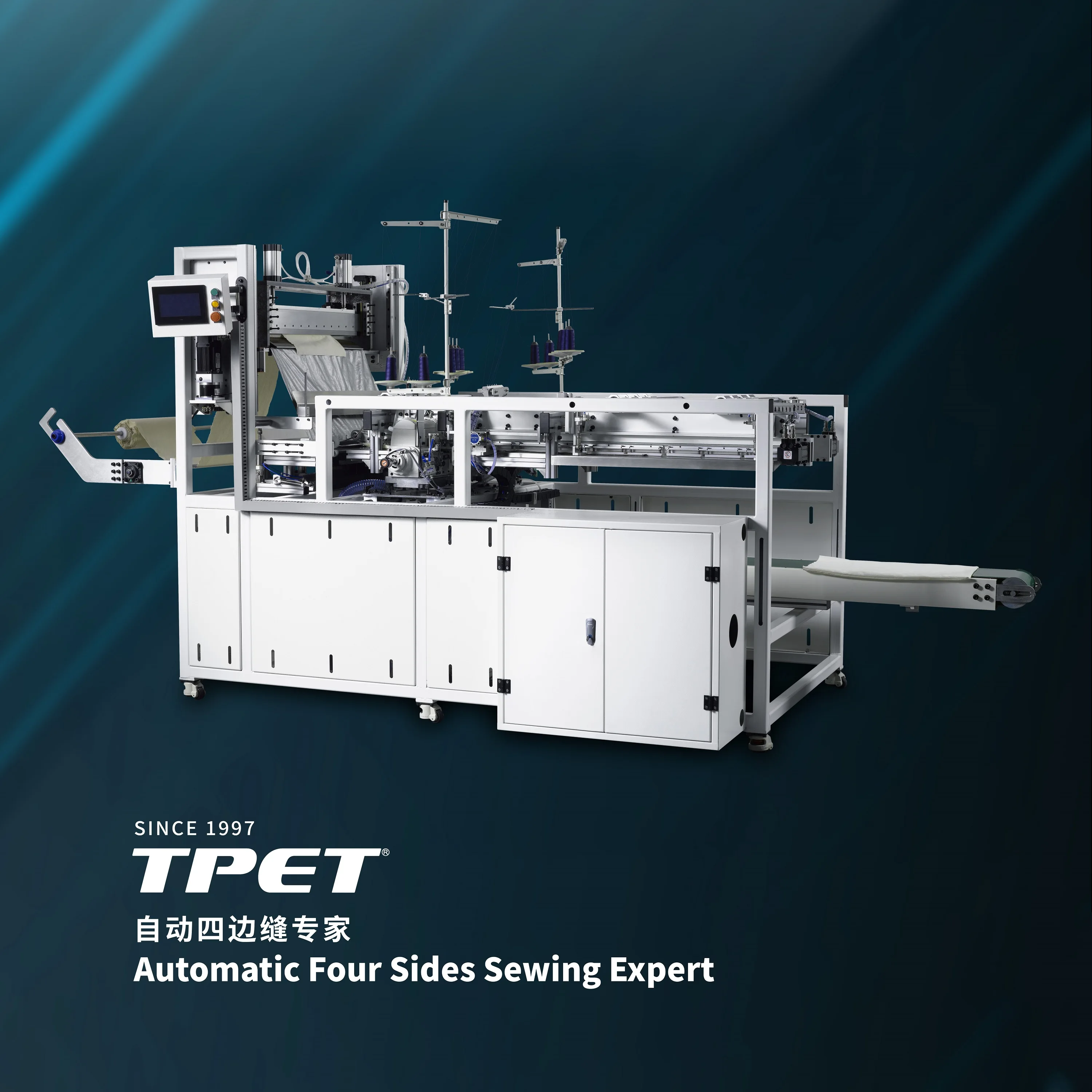 Automatic bag sewing machine