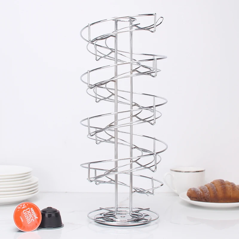 Wholesale Multifunction Dolce Gusto Metal Pod Rotating Coffee Capsule Holder