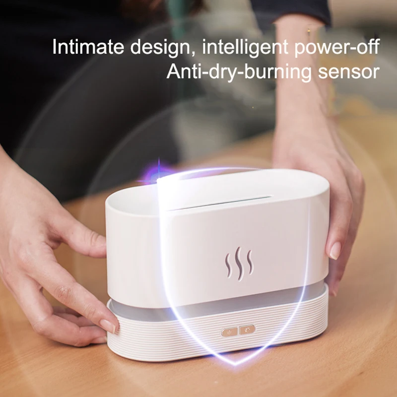 Flame Aroma Diffuser USB Oil Diffuser Steam Water Ultrasonic Cool Mist Mini Humidifier Air Purifier Air Humidifier