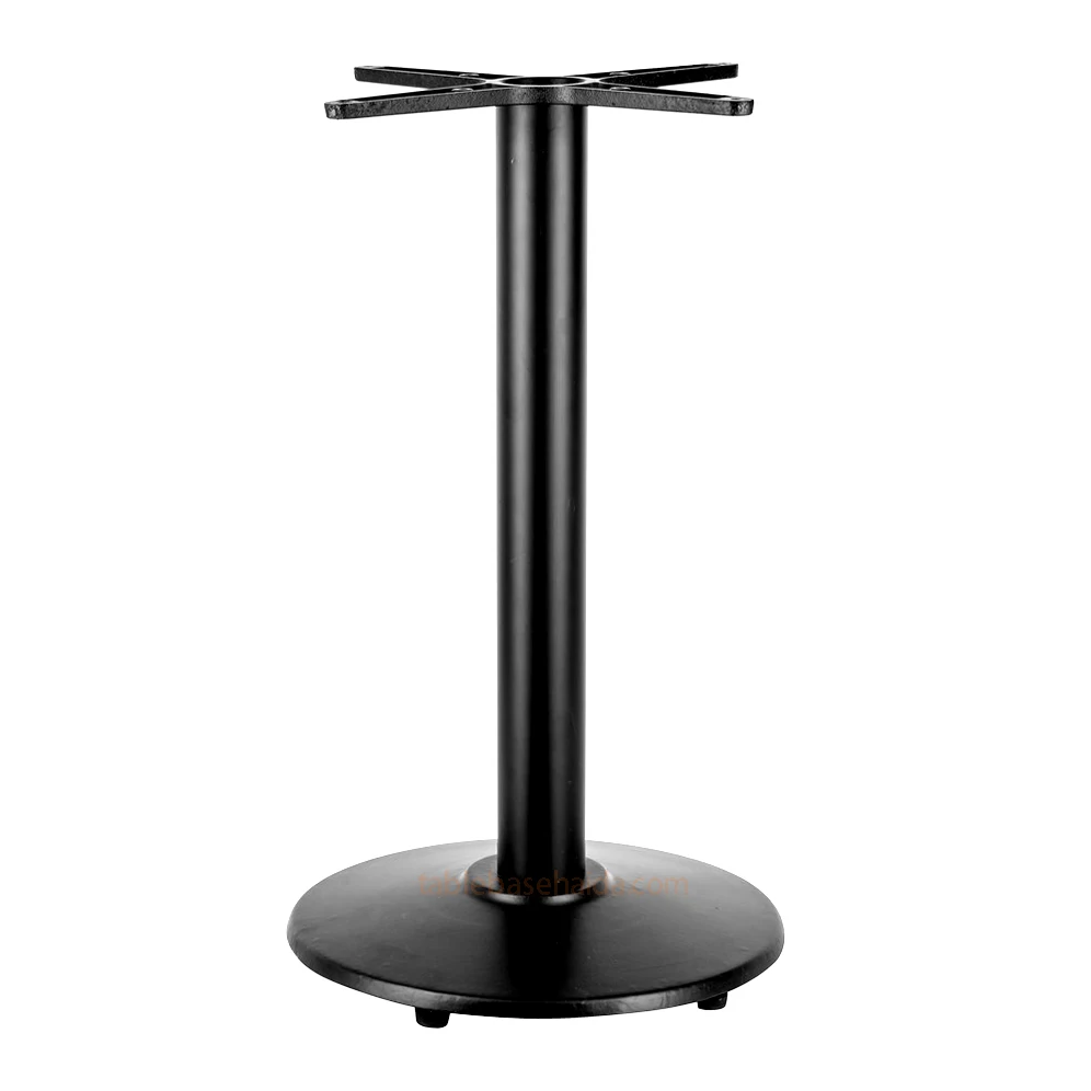 Factory price luxury dining used table meta centre iron legs