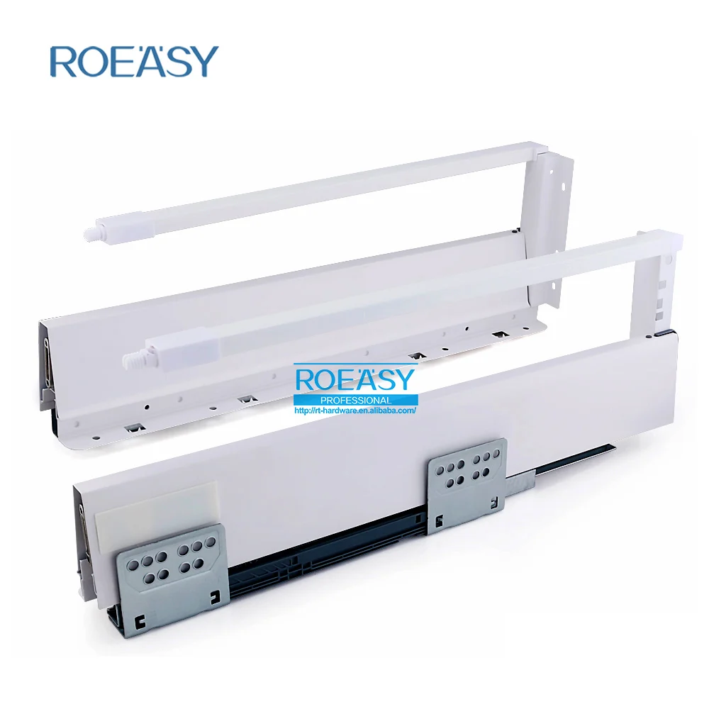  ROEASY мягкая закрывающаяся Тандемная коробка выдвижные ящики тонкая для