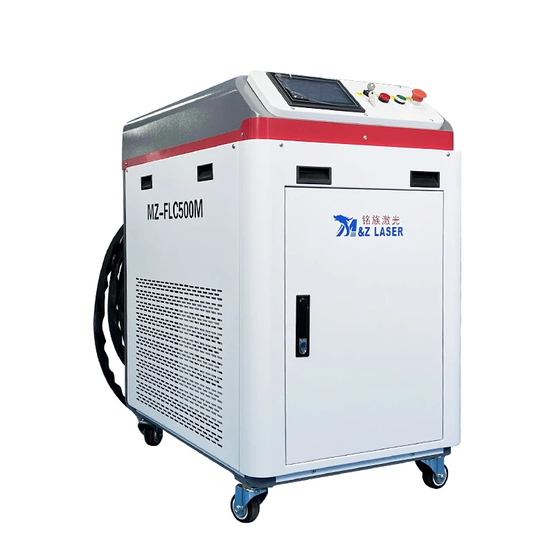 M&Z Factory Direct Portable Pulse Fiber Laser Industrial Handheld Cleaning Machine Rust Cleaning For Metal Tyre