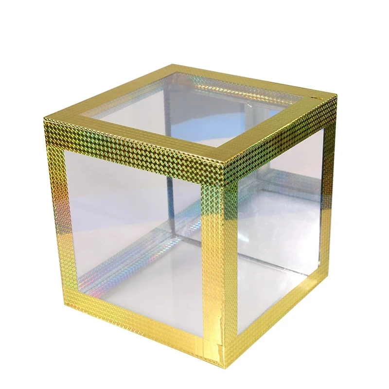 Flowers Appear From Transparent Box, Magic Tricks Stage Magic Instantly Fantastic Magic Props