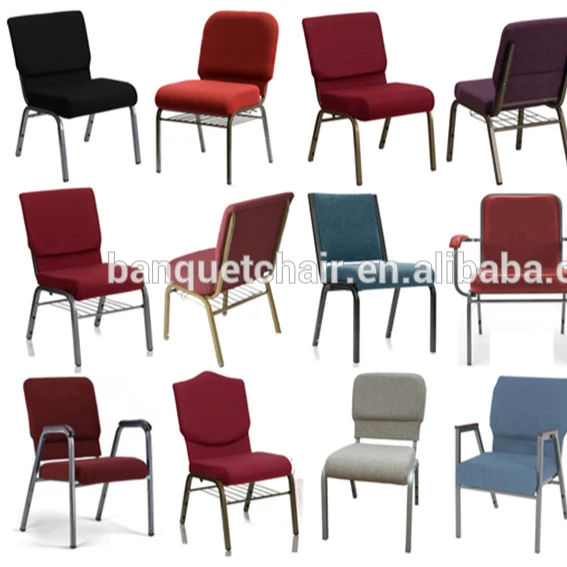 
Aluminium high density sponge church chair with low price 