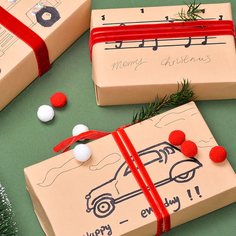 Ribest Customized Polyester Velvet Ribbon For Gift Packing Box Wholesale 3-9MM 32 Colors