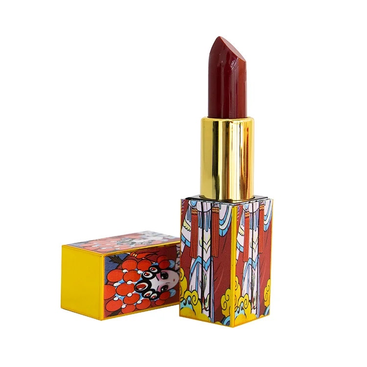 Chinese style Peking Opera private label matte liquid lipstick supplier