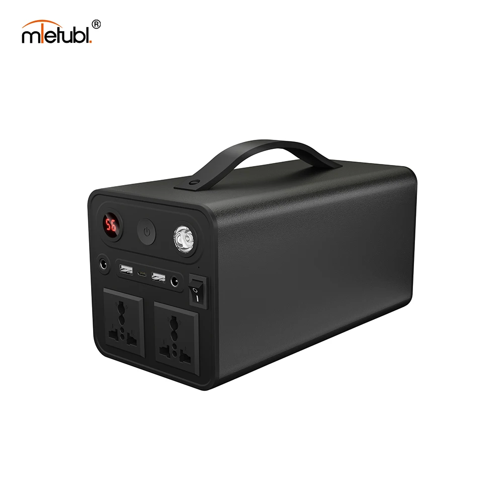 Mietubl 300W 84000mAh outdoor power supply product Built-in LED lighting switch SOS distress signal flashing mode 7 ports