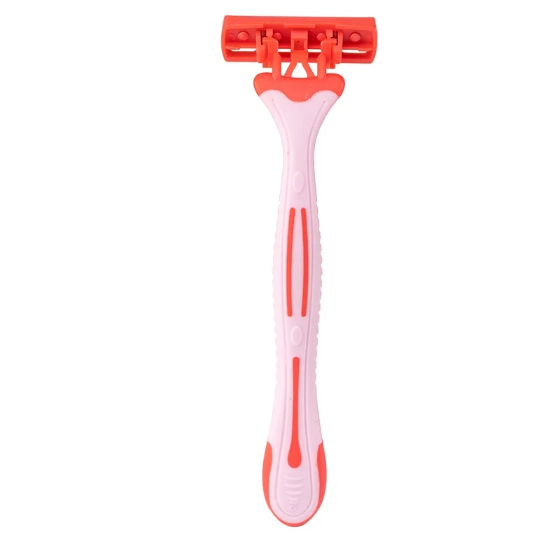 High Quality 3 Pcs Per Card Stainless Steel 3-Blade Shaving Razor Face Hair Remover for Home and Travel Use Good for Female