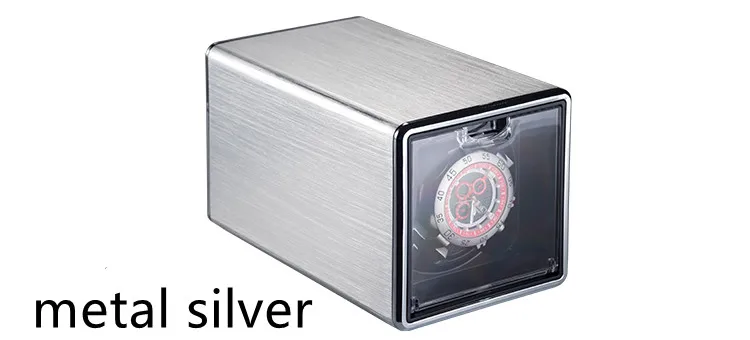 Automatic metal watch winder box watch shaker watch box 1 slot small size