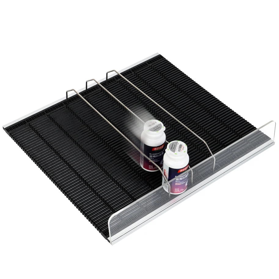 Light Duty Shelf Roller Deep Cooler Shelf Glides for Liquor Store Self Service Machine rollers for heavy duty shelves