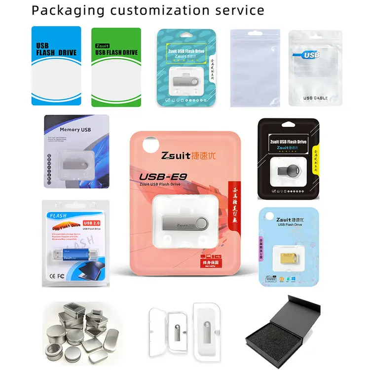 Оптовая продажа 2 ГБ 8 ГБ 16 ГБ 64 ГБ USB Stick высокоскоростной цветной поворотный металлический Флешка Пользовательский логотип USB флэш-накопитель