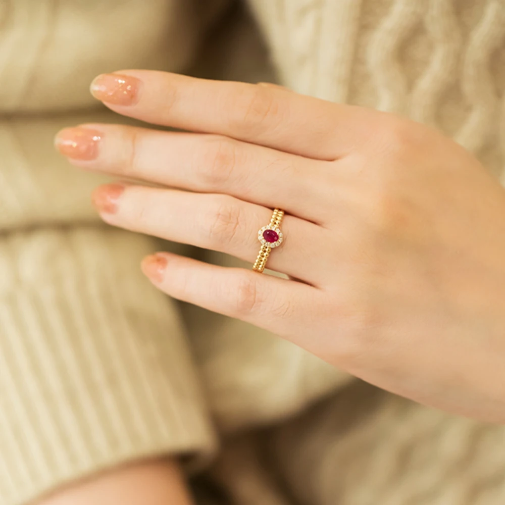 New Gold Plated Fashion Personalized Index Ring s925 Sterling Silver Gilded Ring Small Design Style Versatile Ring for Women
