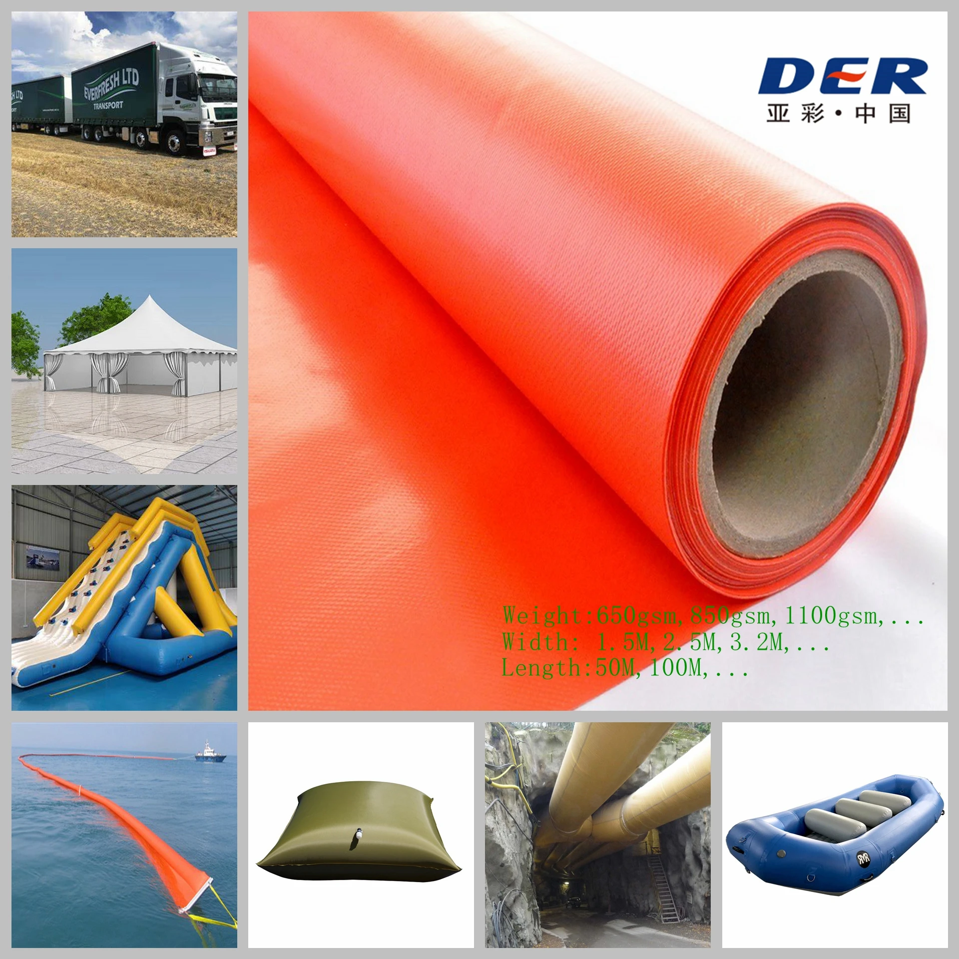 Expert Manufacturer High-Durability All-Weather 800gsm Waterproof PVC Coated Tarpaulin Fabric for Sports Facilities