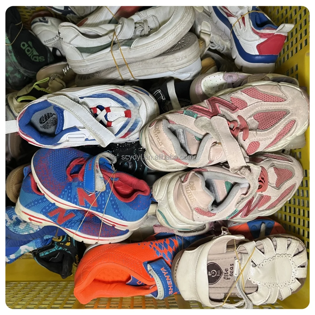 S08 used mixed kid shoes Factory wholesale second hand children Chinese brand casual shoes in good condition in bales Africa