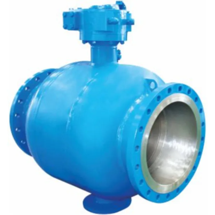 Motorized Gas Pipeline Full Welded Trunnion Electric Actuator Pipeline  Ball Valve