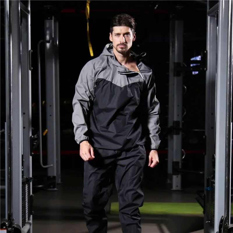 HOTSUIT Sauna Suit for Men Sweat Sauna Jacket Pant Gym Workout Sweat Suits