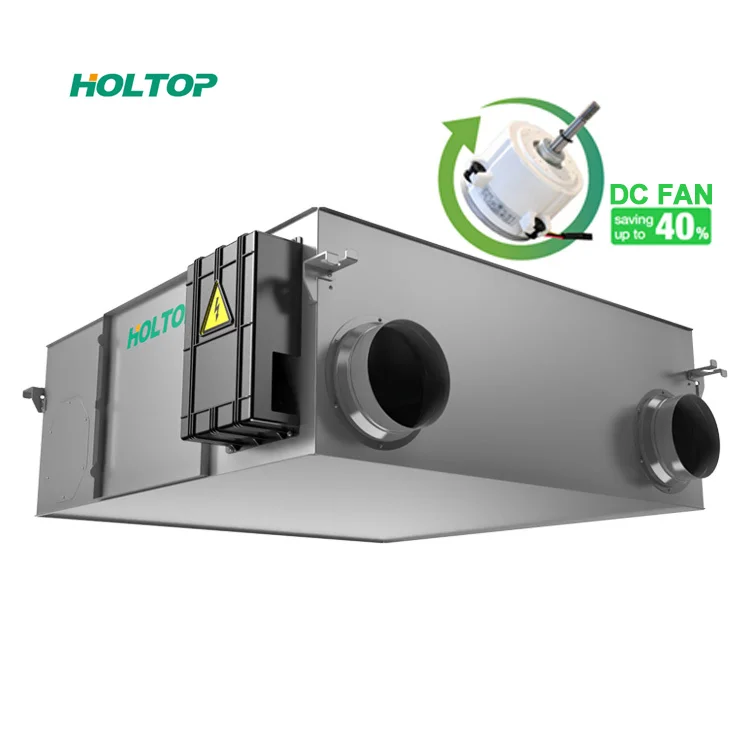 Dc Fan Heat Exchanger Recuperator Mvhr Mechanical Heat Recovery Unit Smart Home Ventilation System