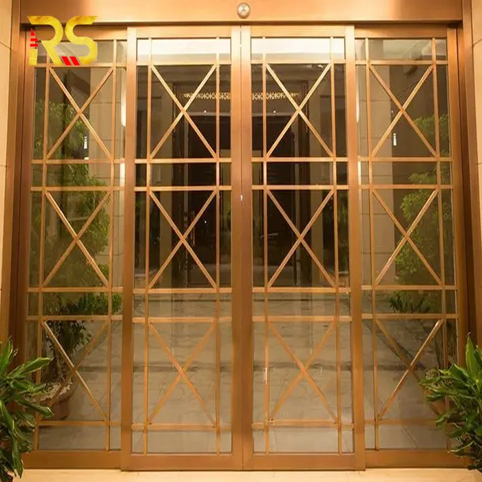 China Wholesale Golden Supplier High Quality Stainless Frame Swing SS Glass Door