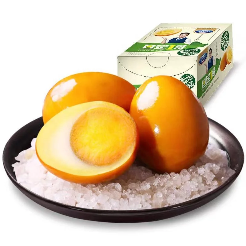 Factory supplier Asian child egg snack wholesale instantly flavor office casual snack salted marinated egg