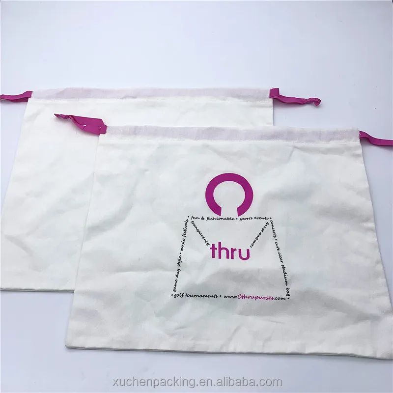Factory Manufacture 100% Cotton Drawstring Bag With Cheap Price Luxury Cotton Twill Dust Bags for Fashion Handbags