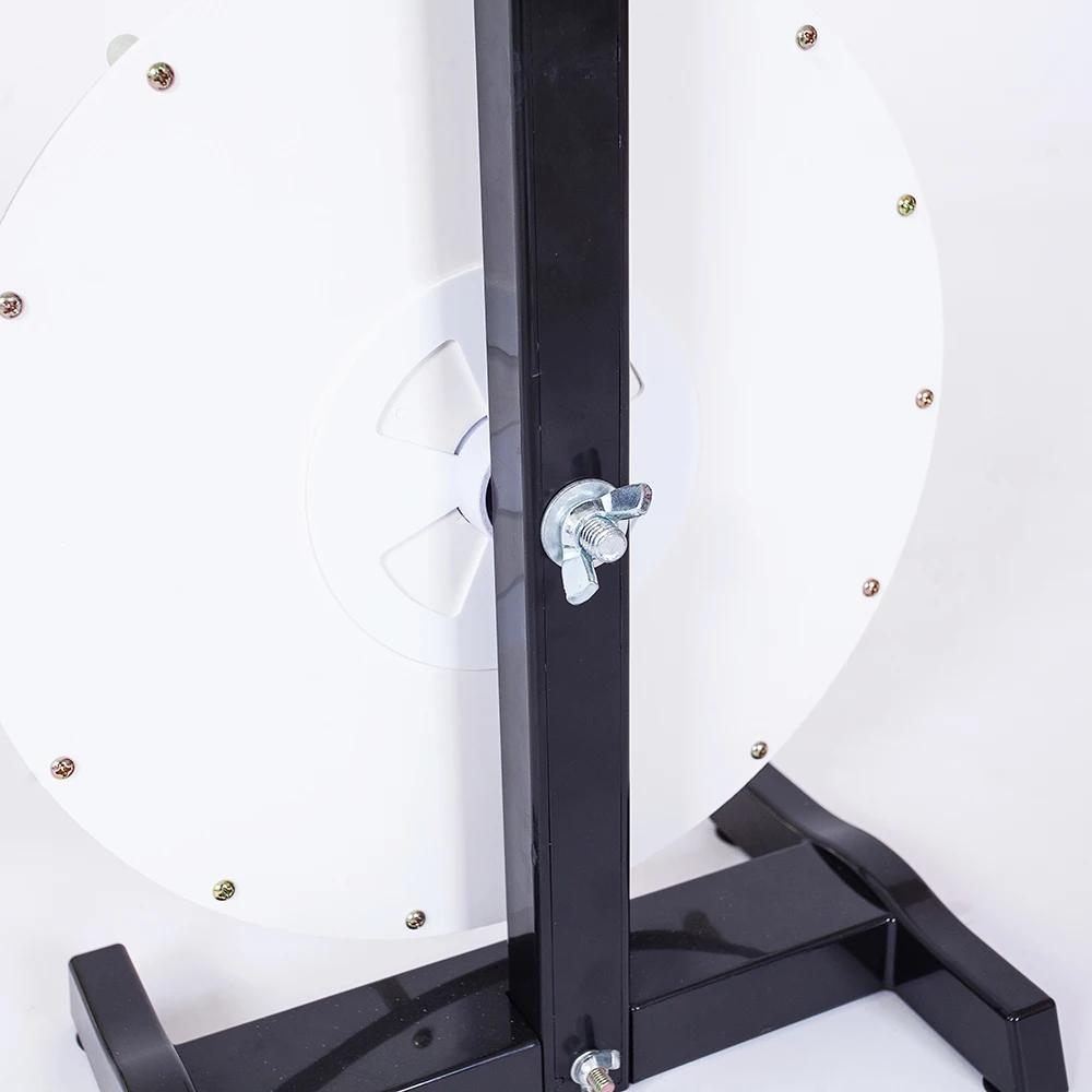 12 Inch Spinning Prize Wheel 14 Slots Color Tabletop Roulette Wheel for Carnival Trade Show and Win Fortune Spin Games