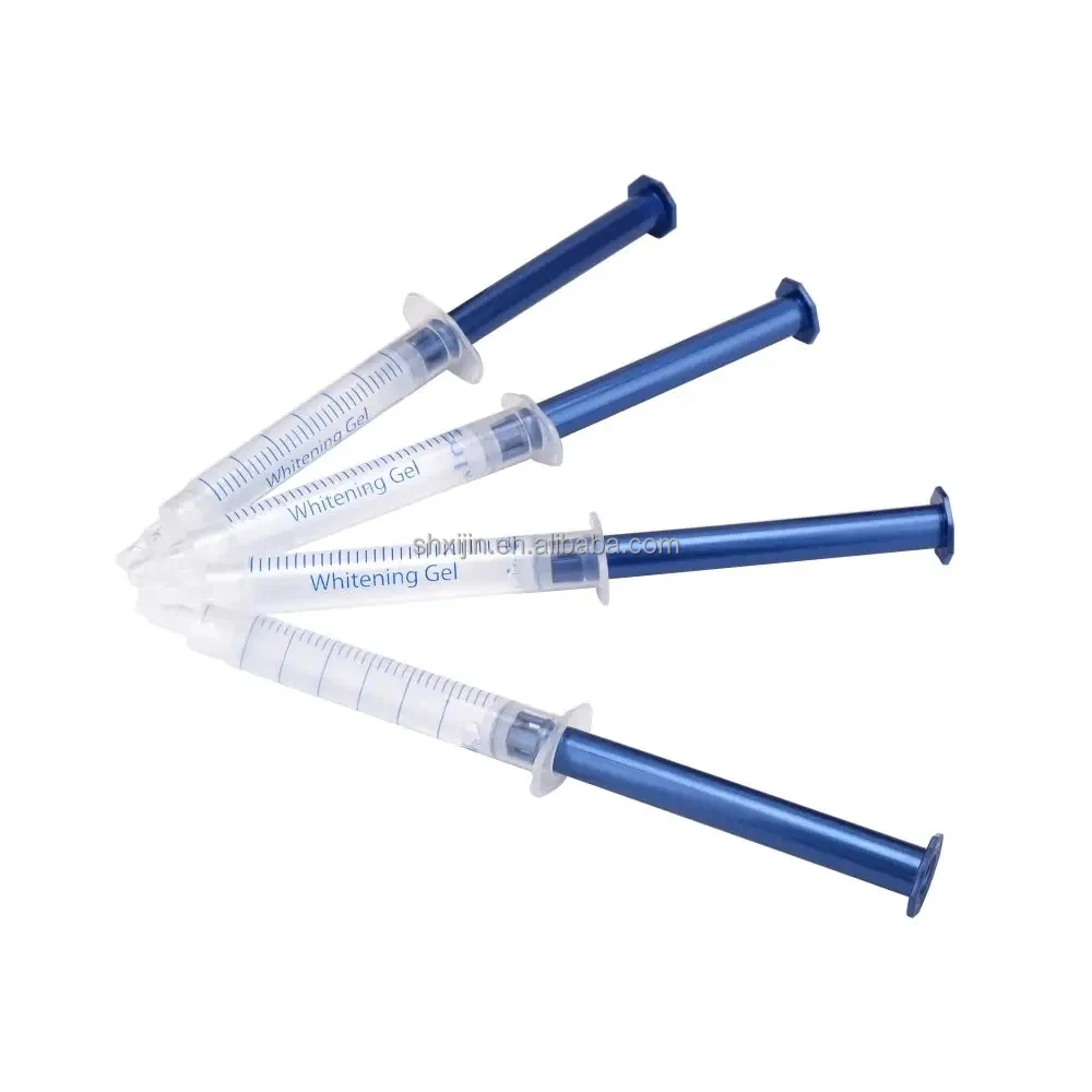 3ML Bleaching Dental 6% 16% 22%17% 35% 38% 44% Hydrogens peroxide Carbon peroxide Teeth Whitening Gel