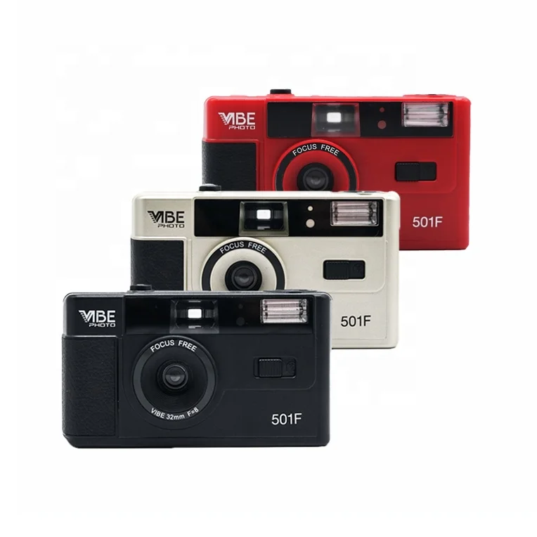 35MM Manual Camera with Flash film camera customized design
