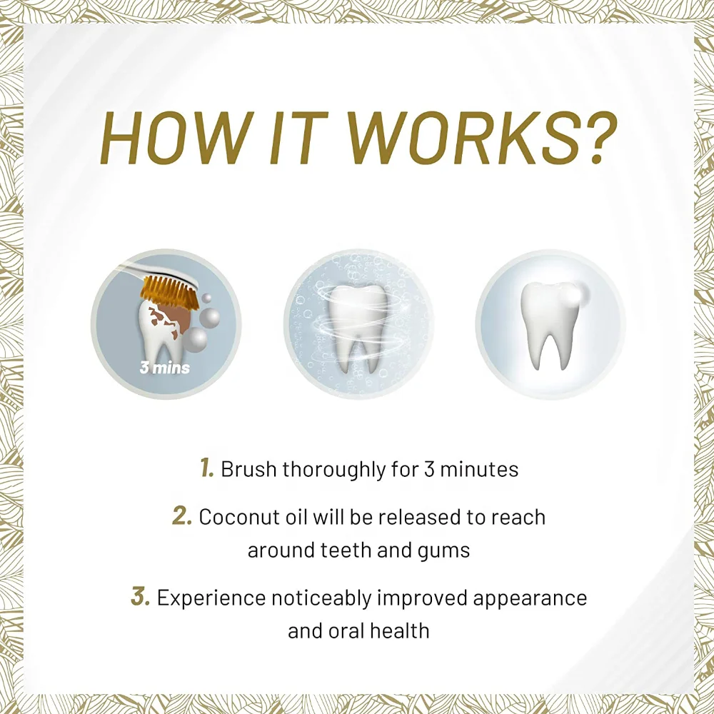 Отбеливающая зубная паста White Glo с кокосовым маслом 150