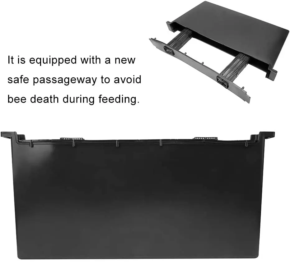 Apiculture Tool Plastic 4L Capacity Bee Feeder Keeping Tools Frame for Langstroth