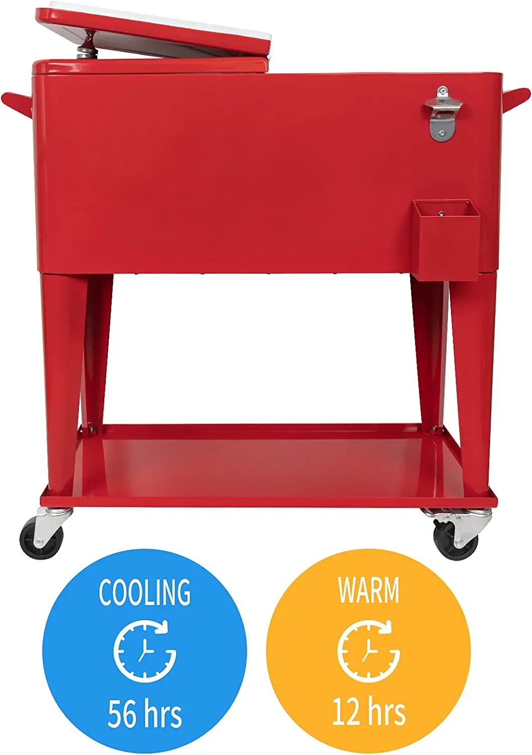 80 Quart Outdoor Mental Waterproof Ice Chest Cooler Box With Wheels Picnic Cooler Bag Reusable Ice Cooler Bag