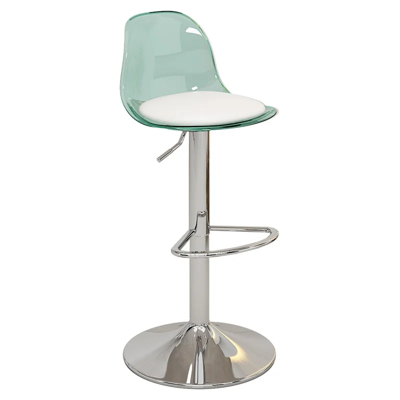 Acrylic front desk transparent bar stool Bar chair home lift stool