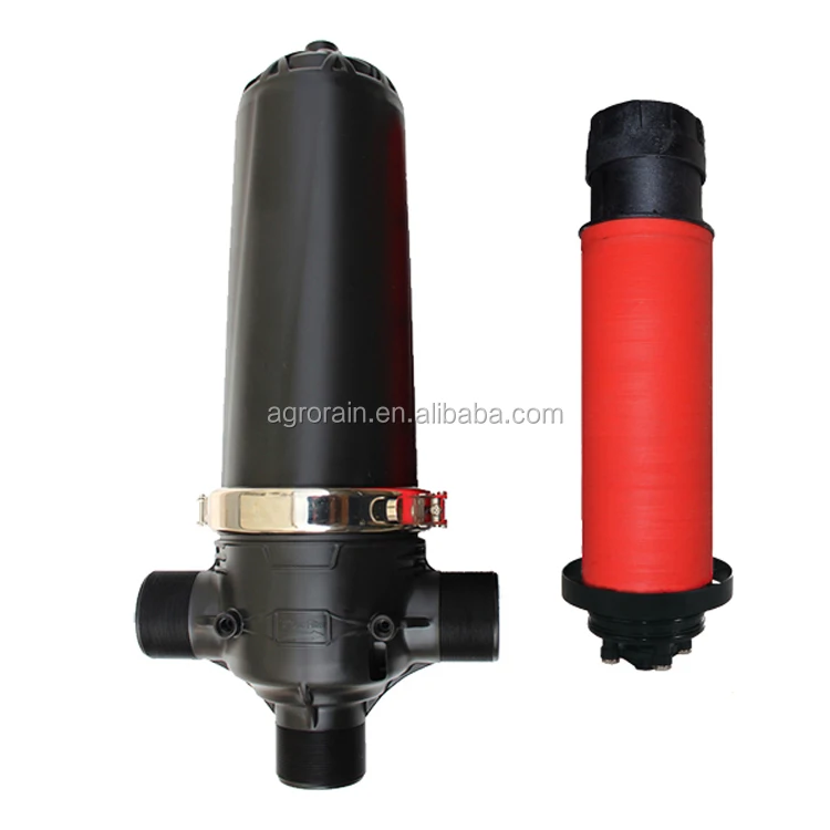 3 inch  Double Short Tank Self-flush Automatic Disc Filter  for Irrigation System Water Treatment AFD03120H