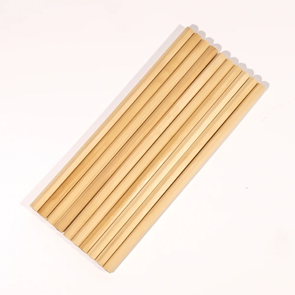 Cheap Promotional Custom Printed OEM Round Barrel Pencil Natural Wooden Standard Pencil For Kids