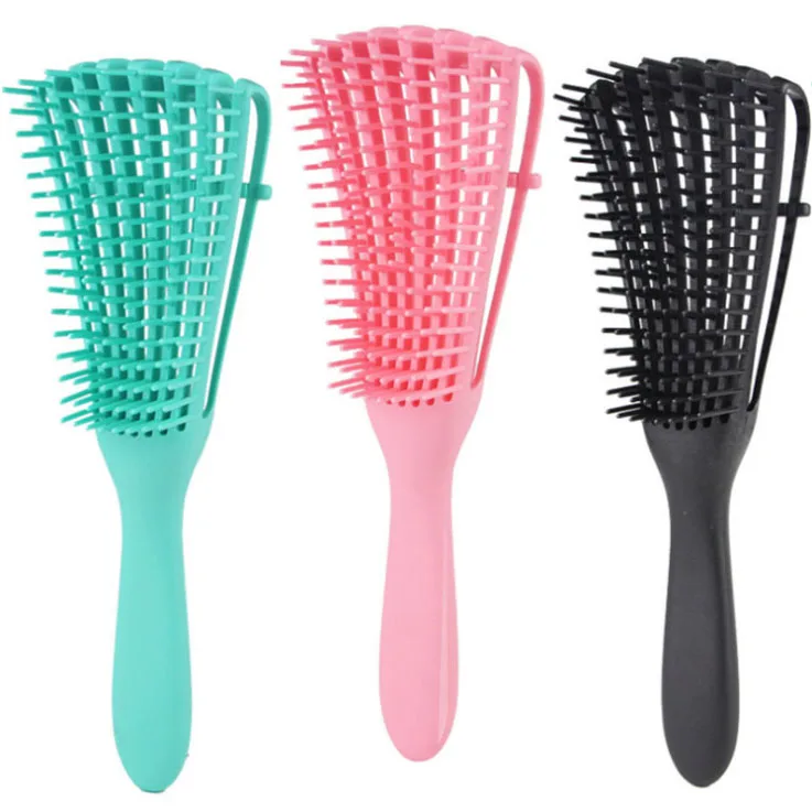 Manufacture hair comb fine tangle logo lmltop retail comb buy claw brush hair combs fashion with bottle