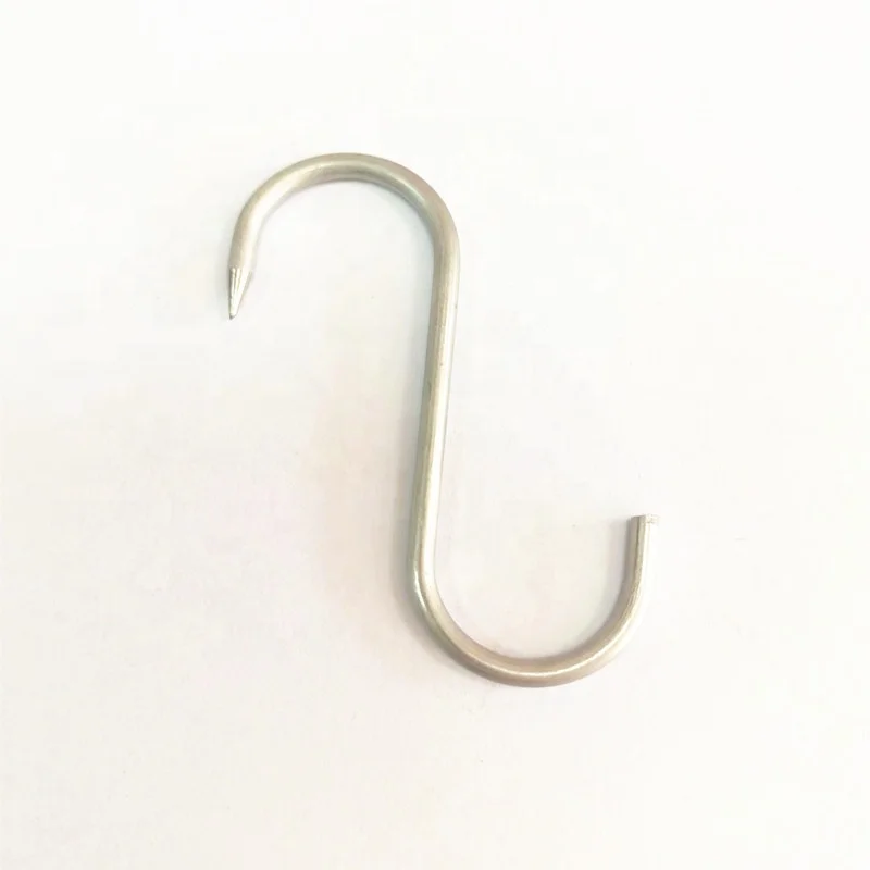 Крюк из нержавеющей стали с острым концом металлический крючок для подвешивания