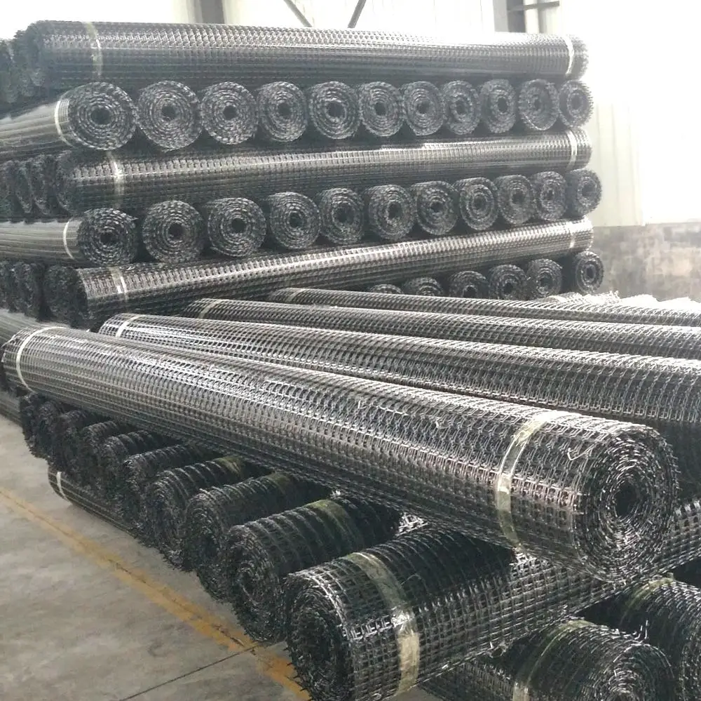mine grid pp biaxial mining grid geogrid coal mining grid
