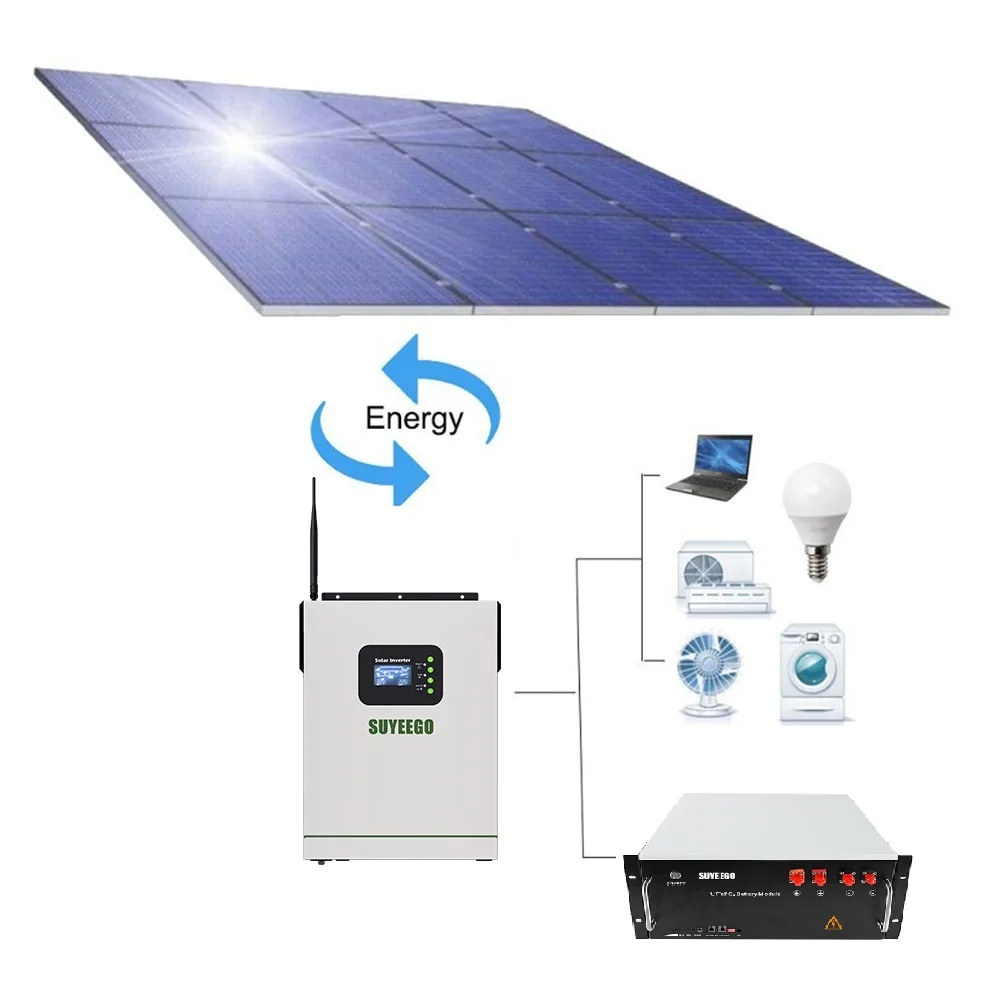 SUYEEGO 24v 48v 3.2kw 5.5kw solar inverter hybrid inversor solar grid inverter with built-in mppt solar panel controller & Wifi