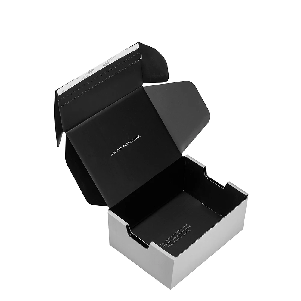 Custom Logo Printed Personalized Corrugated Paper Cardboard Foldable Packaging Mailer Shipping Boxes For Shoes Clothing Gift