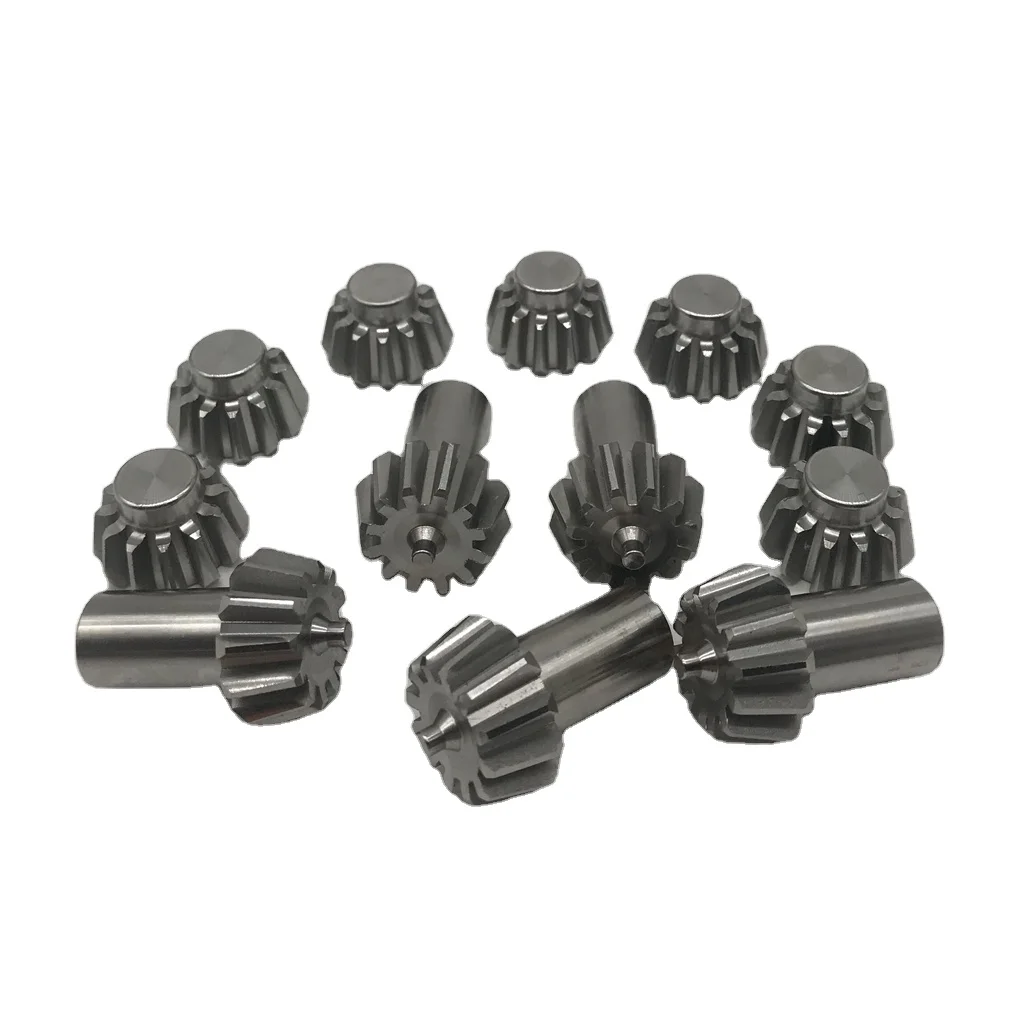 OEM CNC Stainless Seel CNC Machined Parts Spiral Bevel  Gears