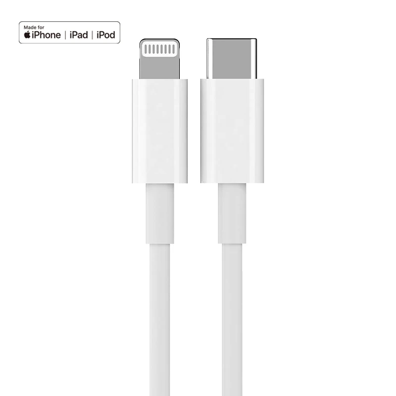 MFI Сертифицированный заводской usb-кабель 20 Вт с разъемом типа c на lightning для быстрой зарядки iphone зарядный кабель