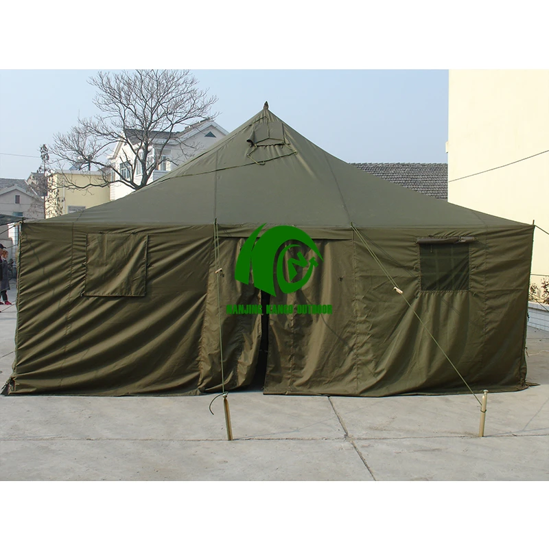 Custom Windproof Waterproof Army Green 1 2 Person Hiking Travelling Outdoor Camping Relief Tents For Travelling