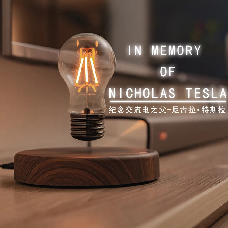 Touch Control Magnetic Smart Leviating LIght Bulb Floating for Desk Decoration Office Home